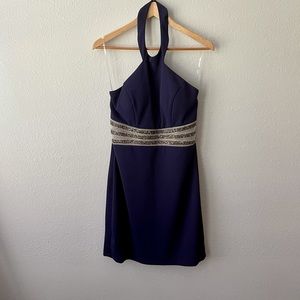 Speechless Navy Cocktail Dress (Size 13)